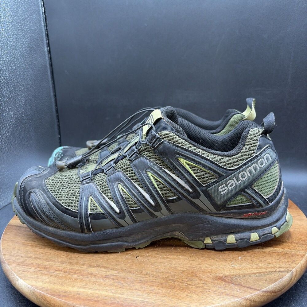 Salomon XA Pro 3D Men's Size 9 Trail Running Shoes Green Athletic Sneakers